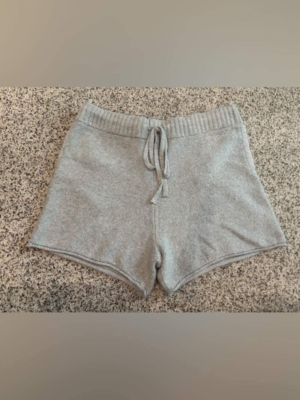 Universal Thread Gray Ribbed Knit Shorts NWT